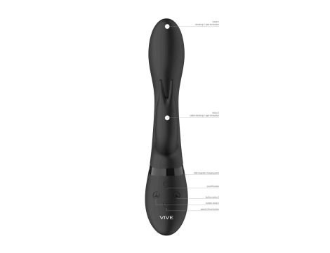 Wibrator-Zosia - Classic G-Spot Rabbit - Black - 11