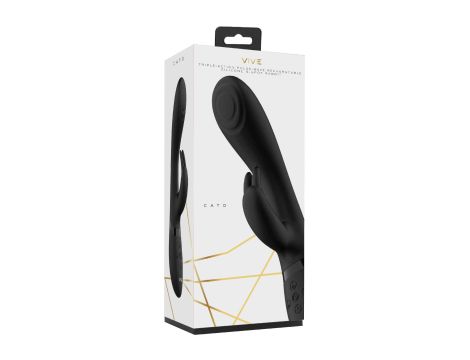 Cato - Pulse G-spot Rabbit - Black