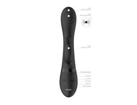 Cato - Pulse G-spot Rabbit - Black - 9