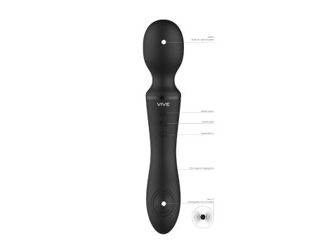 Enora - Wand & Vibrator - Black - 4