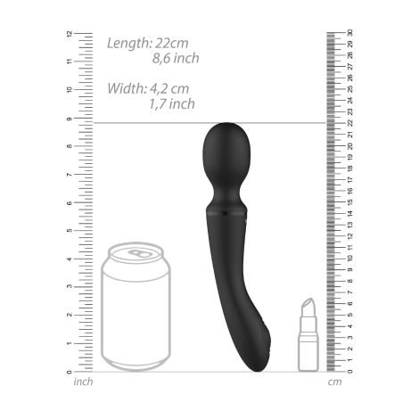 Enora - Wand & Vibrator - Black - 10