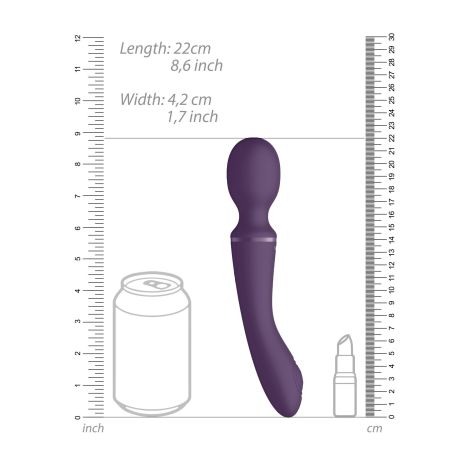 Enora - Wand & Vibrator - Purple - 4