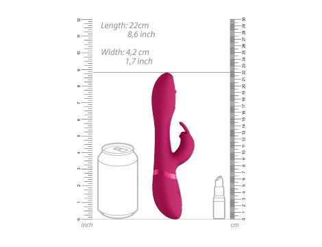 Mira - Spinning G-spot Rabbit - Pink - 8