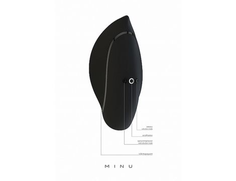 Stymulator Minu - Lay On Vibrator - Black - 9