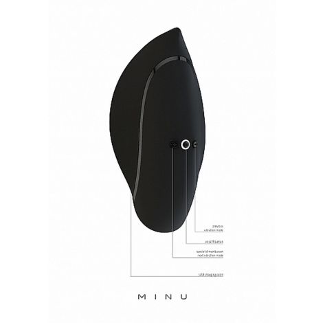 Stymulator Minu - Lay On Vibrator - Black - 9