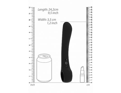 Ombra - Bendable Vibrator Punkt G - Black - 5