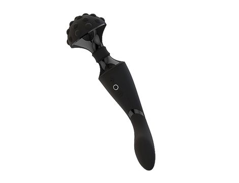 Stymulator- Shiatsu Bendable Massager Wand - Black - 6