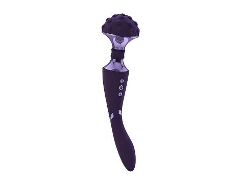 Stymulator- Shiatsu Bendable Massager Wand - Purple