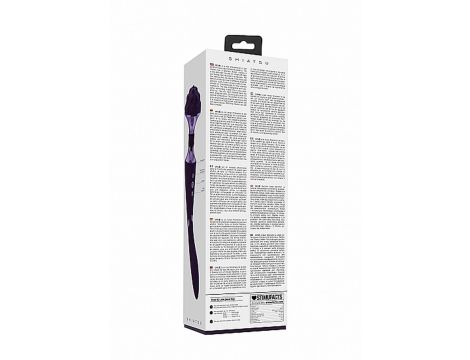 Stymulator- Shiatsu Bendable Massager Wand - Purple - 4