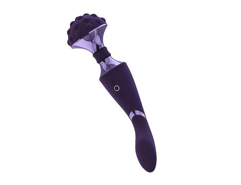 Stymulator- Shiatsu Bendable Massager Wand - Purple - 6