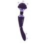 Stymulator- Shiatsu Bendable Massager Wand - Purple - 3