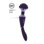 Stymulator- Shiatsu Bendable Massager Wand - Purple - 8