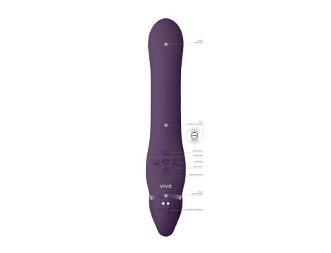 Ai - Dual Vibrating & Air Wave Tickler Strapless Strapon - 6