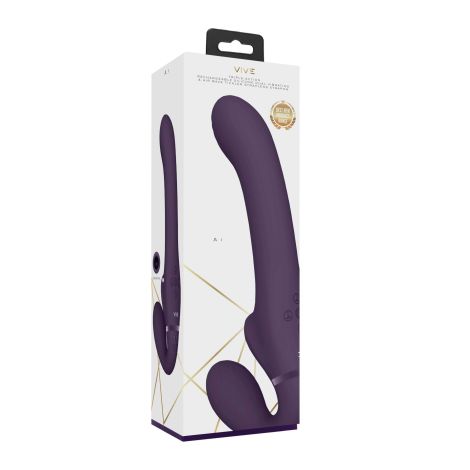 Ai - Dual Vibrating & Air Wave Tickler Strapless Strapon - 2