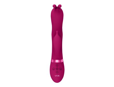 Gada - Vibrating Bunny Ear G-Spot Rabbit with Pulse Wave Shaft - 4