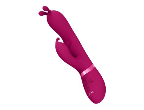 Gada - Vibrating Bunny Ear G-Spot Rabbit with Pulse Wave Shaft - 5