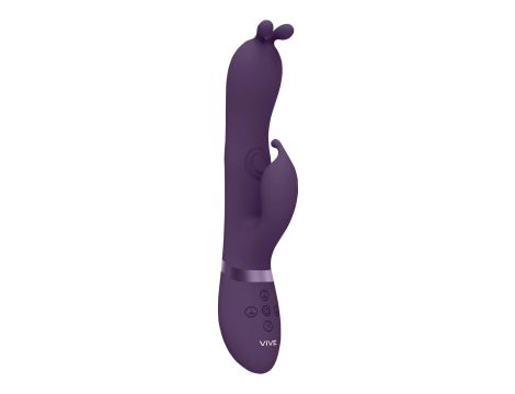 Gada - Vibrating Bunny Ear G-Spot Rabbit with Pulse Wave Shaft