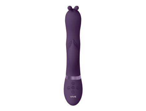 Gada - Vibrating Bunny Ear G-Spot Rabbit with Pulse Wave Shaft - 5