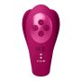 Yoko - Triple Action Vibrator Dual Prongs with Clitoral Pulse Wave - 4