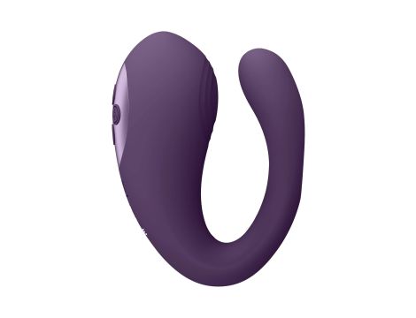 Yoko - Triple Action Vibrator Dual Prongs with Clitoral Pulse Wave - 5