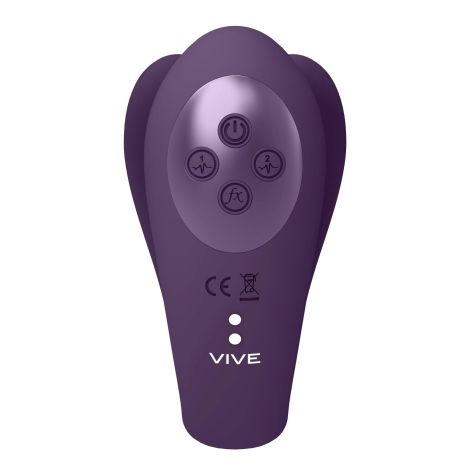 Yoko - Triple Action Vibrator Dual Prongs with Clitoral Pulse Wave - 4