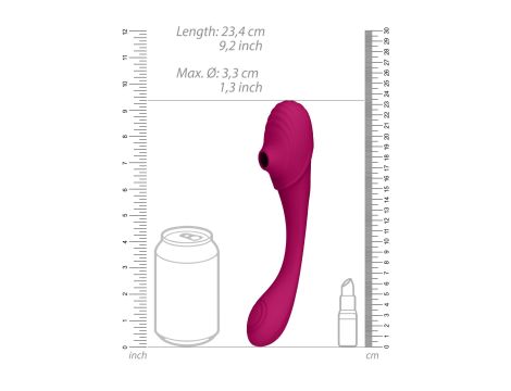 Mirai - Double Ended Pulse Wave & Air Wave Bendable Vibrator - 7