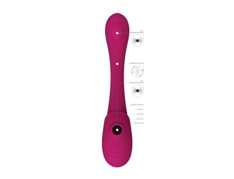 Mirai - Double Ended Pulse Wave & Air Wave Bendable Vibrator - 8