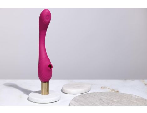 Mirai - Double Ended Pulse Wave & Air Wave Bendable Vibrator - 10