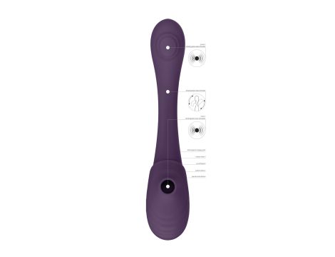 Mirai - Double Ended Pulse Wave & Air Wave Bendable Vibrator - 4