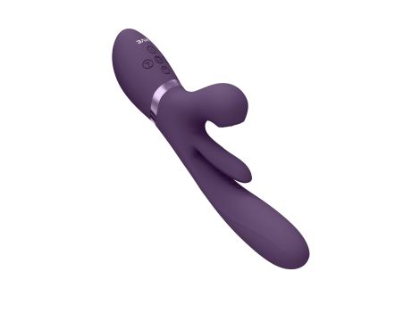 Kura - Thrusting G-Spot Vibrator with Flapping Tongue and Pulse Wave Stimulator - 3