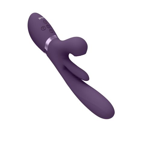 Kura - Thrusting G-Spot Vibrator with Flapping Tongue and Pulse Wave Stimulator - 3