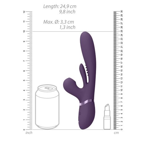 Kura - Thrusting G-Spot Vibrator with Flapping Tongue and Pulse Wave Stimulator - 7