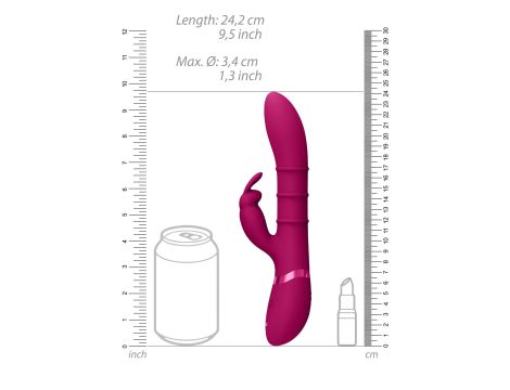 Stimulating Rings, Vibrating G-Spot Rabbit - Pink - 7