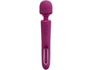 VIVE - Kiku - Rechargeable Double Ended Wand with Innovative G-Spot Flapping Stimulator - Pink - image 2