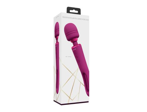 VIVE - Kiku - Rechargeable Double Ended Wand with Innovative G-Spot Flapping Stimulator - Pink - 3