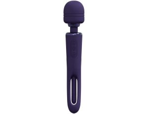 VIVE - Kiku - Rechargeable Double Ended Wand with Innovative G-Spot Flapping Stimulator - Purple - image 2