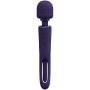 VIVE - Kiku - Rechargeable Double Ended Wand with Innovative G-Spot Flapping Stimulator - Purple - 3