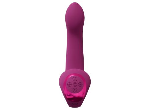 Riko - Rechargeable Triple Action Thumper with Advanced Finger Motion & Pulse Wave Stimulator - Pink - 5