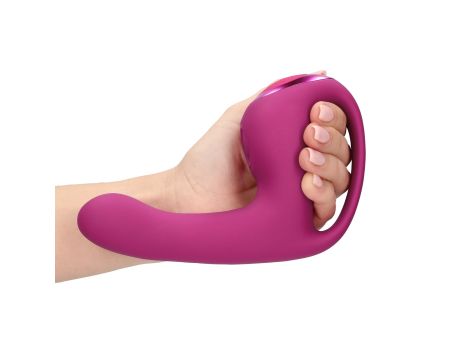 Riko - Rechargeable Triple Action Thumper with Advanced Finger Motion & Pulse Wave Stimulator - Pink - 11