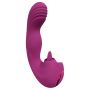 VIVE - Yumi - Rechargeable Triple Motor - G-Spot Finger Motion Vibrator and Flickering Tongue Stimulator - 6