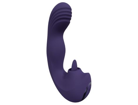 VIVE - Yumi - Rechargeable Triple Motor - G-Spot Finger Motion Vibrator and Flickering Tongue Stimul - 5