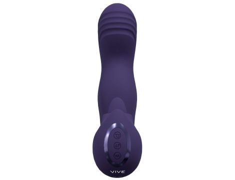 VIVE - Yumi - Rechargeable Triple Motor - G-Spot Finger Motion Vibrator and Flickering Tongue Stimul - 6