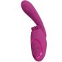 Gen - Rechargeable Triple Action G-Spot Vibrator with Pulse Wave  and Vibrating Bristles - Pink - 6