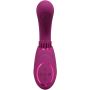 Gen - Rechargeable Triple Action G-Spot Vibrator with Pulse Wave  and Vibrating Bristles - Pink - 7