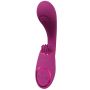 Gen - Rechargeable Triple Action G-Spot Vibrator with Pulse Wave  and Vibrating Bristles - Pink - 8