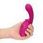 Gen - Rechargeable Triple Action G-Spot Vibrator with Pulse Wave  and Vibrating Bristles - Pink - 14