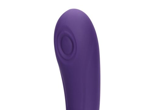 Gen - Rechargeable Triple Action G-Spot Vibrator with Pulse Wave  and Vibrating Bristles - Purple - 8