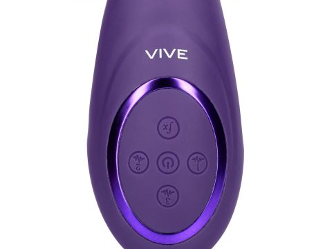 Gen - Rechargeable Triple Action G-Spot Vibrator with Pulse Wave  and Vibrating Bristles - Purple - 10