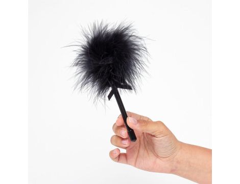 MINI BLACK FEATHER TICKLER - 2