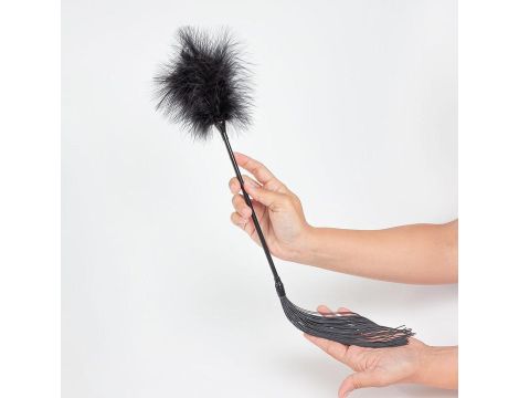 BLACK FEATHER TICKLER & WHIP - 3